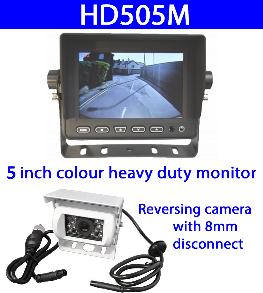 5 inch reversing camera system for motorhomes